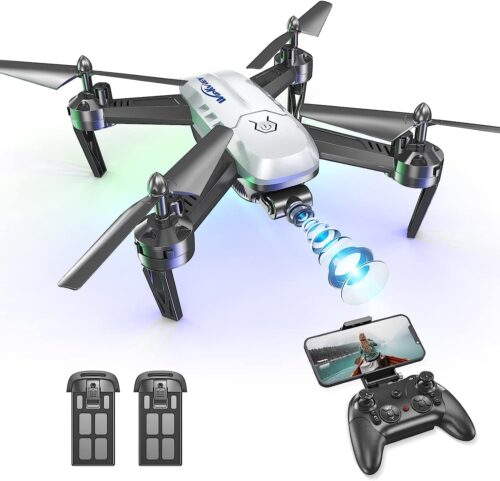 Wipkviey T6 Drone with Camera 1080p HD, WiFi FPV Drone for Beginners, RC Quadcopter with 2 Batteries, Gravity Sensor, Flip Mode, Departure/Landing with One Button, One Button Return, Headless Mode