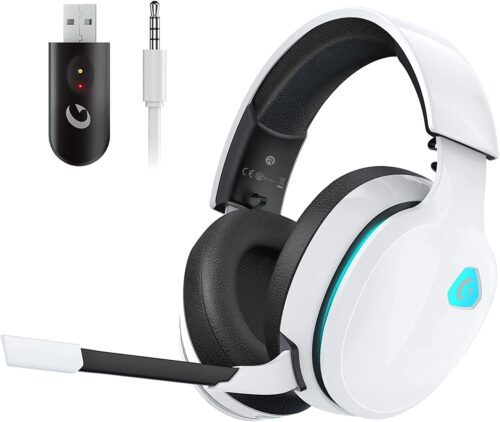 2.4GHz Wireless Gaming Headset for PC, PS4, PS5, Mac, Nintendo Switch, Bluetooth Wireless Gaming Headphones with Removable Noise Cancelling Microphone, 3.5 mm Cable Mode for Xbox Series Best Price 2.4GHz Wireless Gaming Headset for PC, PS4, PS5, Mac, Nintendo Switch, Bluetooth Wireless Gaming Headphones with Removable Noise Cancelling Microphone, 3.5 mm Cable Mode for Xbox Series